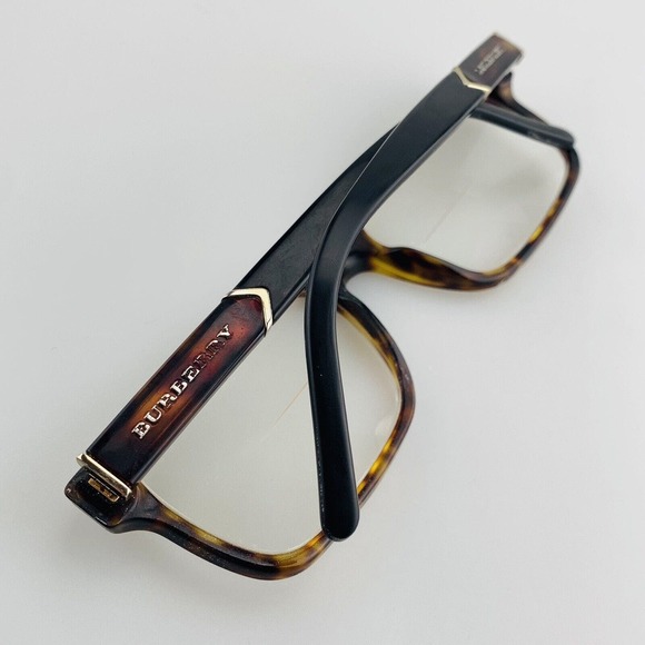 Burberry Eyeglasses Frame Only Tortoise Brown mod. B2150 3002 Italy Rectangle - Picture 7 of 10